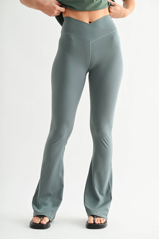 Venice Crossover Waist Yoga Pants