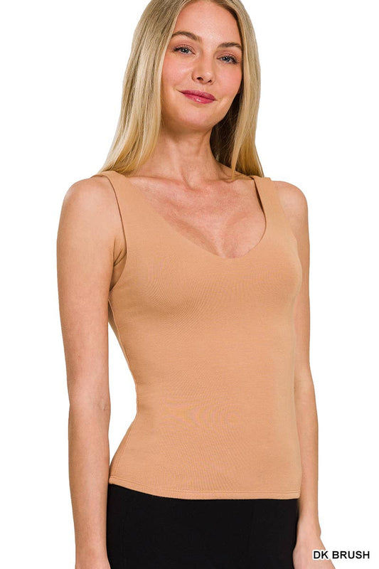 DOUBLE LAYERED TANK TOP