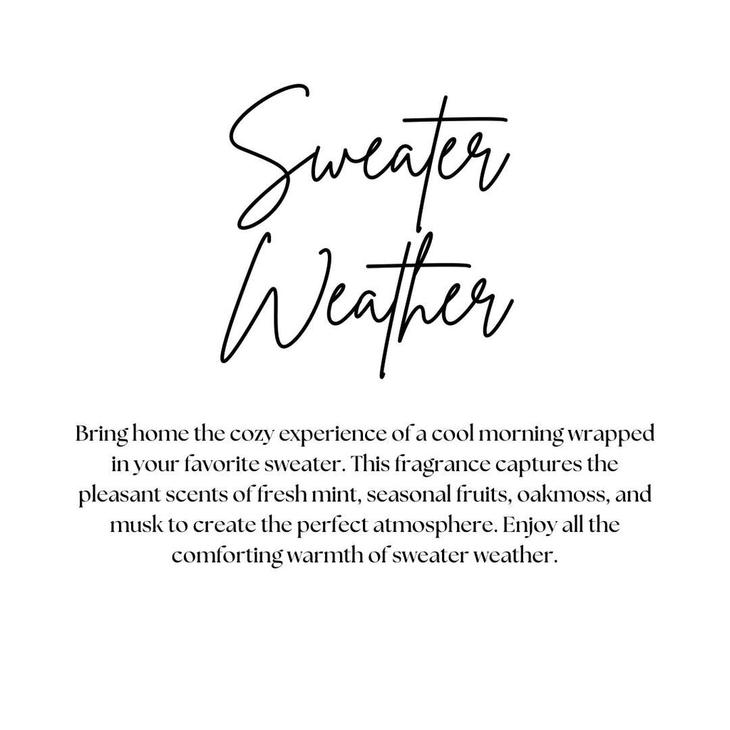 SWEATER WEATHER | 4 OZ | FALL & HOLIDAY |LINEN SPRAY