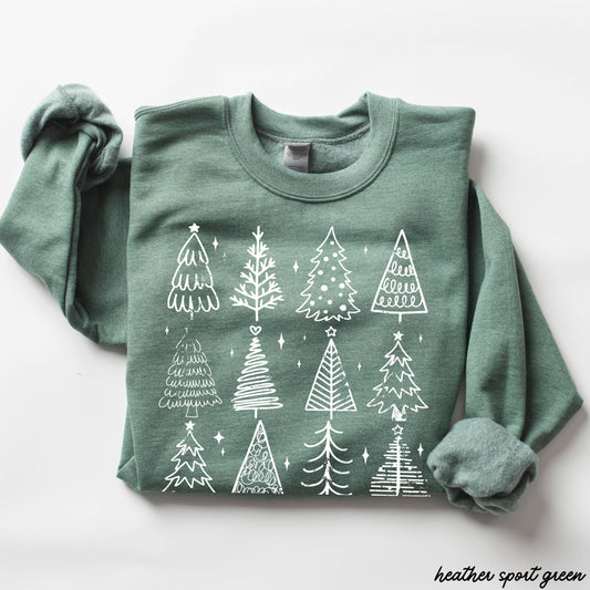 Festive Trees Sweatshirt