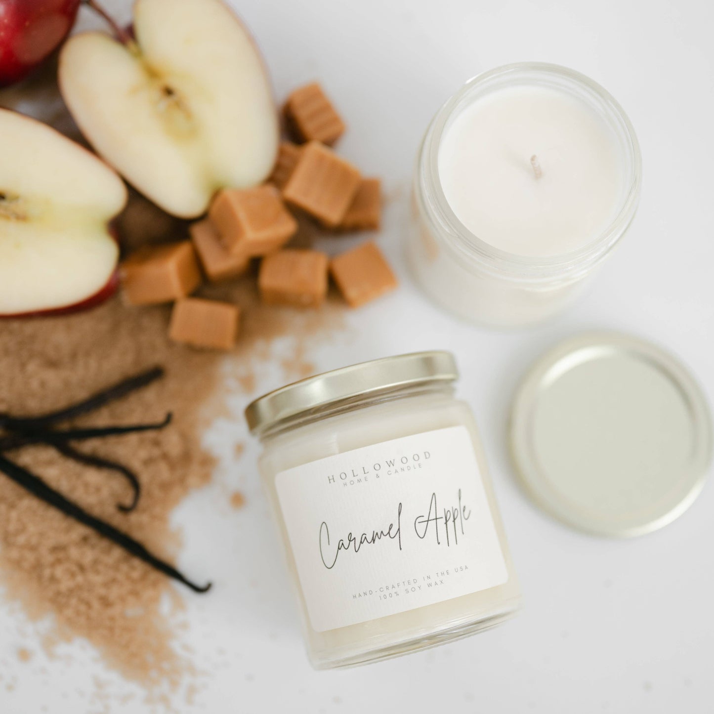 CARAMEL APPLE | FALL | 8 OZ CANDLE: 8 OUNCE