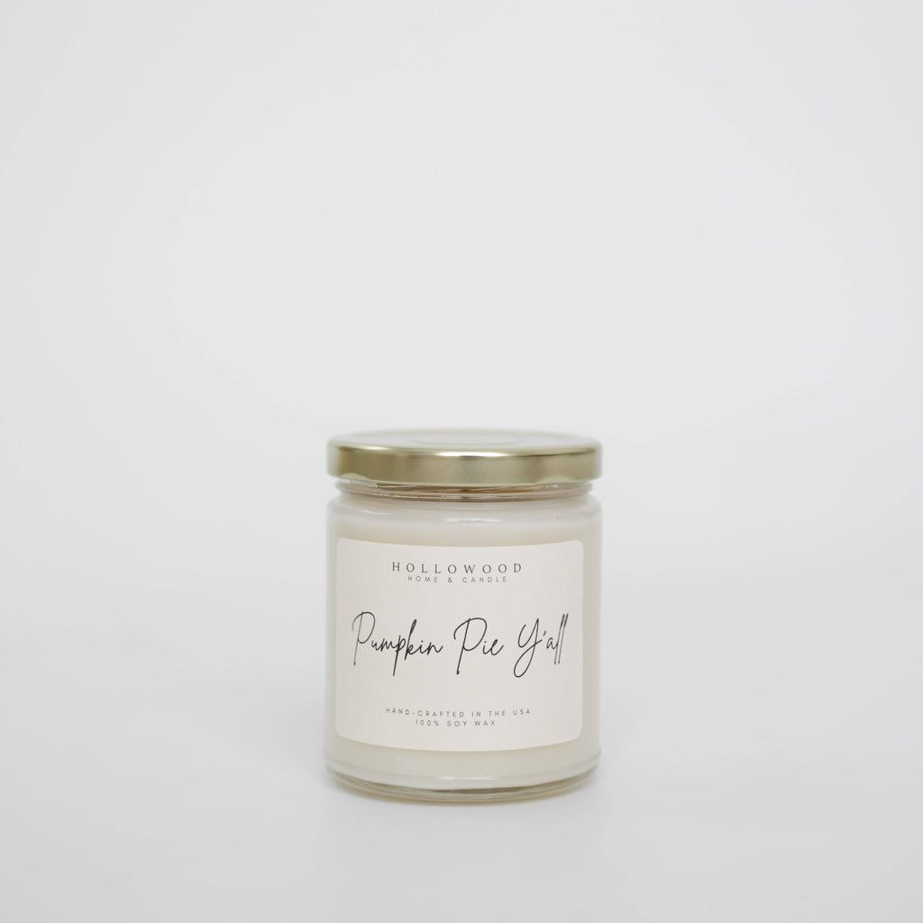 PUMPKIN PIE Y'ALL | FALL | 8 OZ CANDLE: 8 OZ