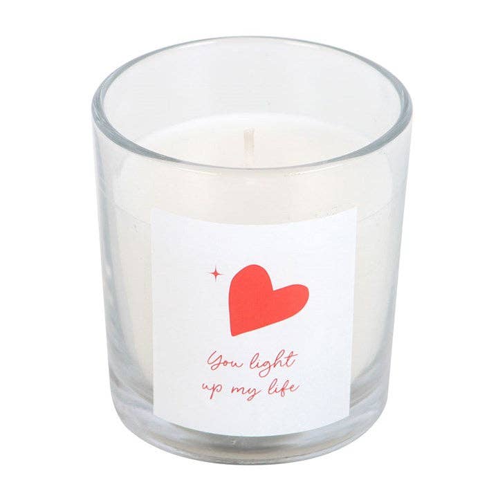 You Light Up My Life Strawberry  Candle