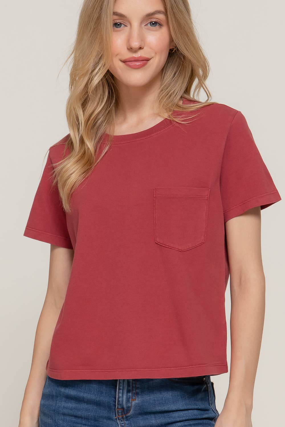 Short Sleeve Knit Top
