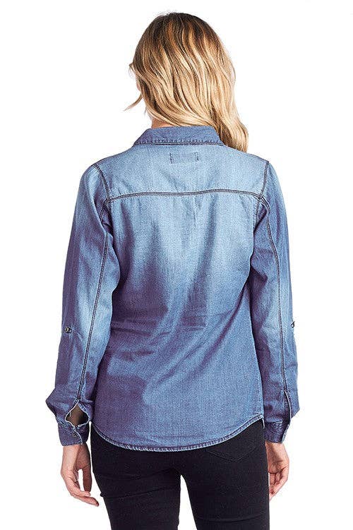 Denim Button Up Shirt