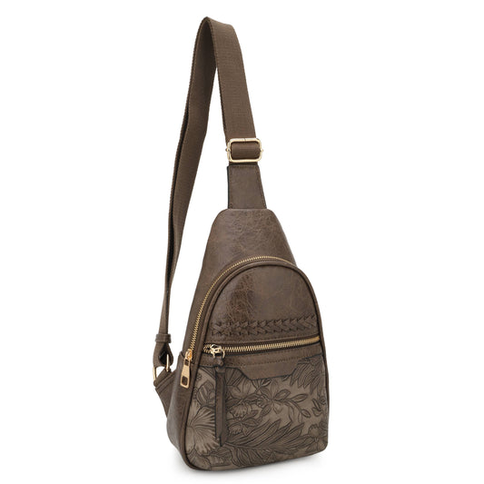 Jane Hibiscus Sling Bag