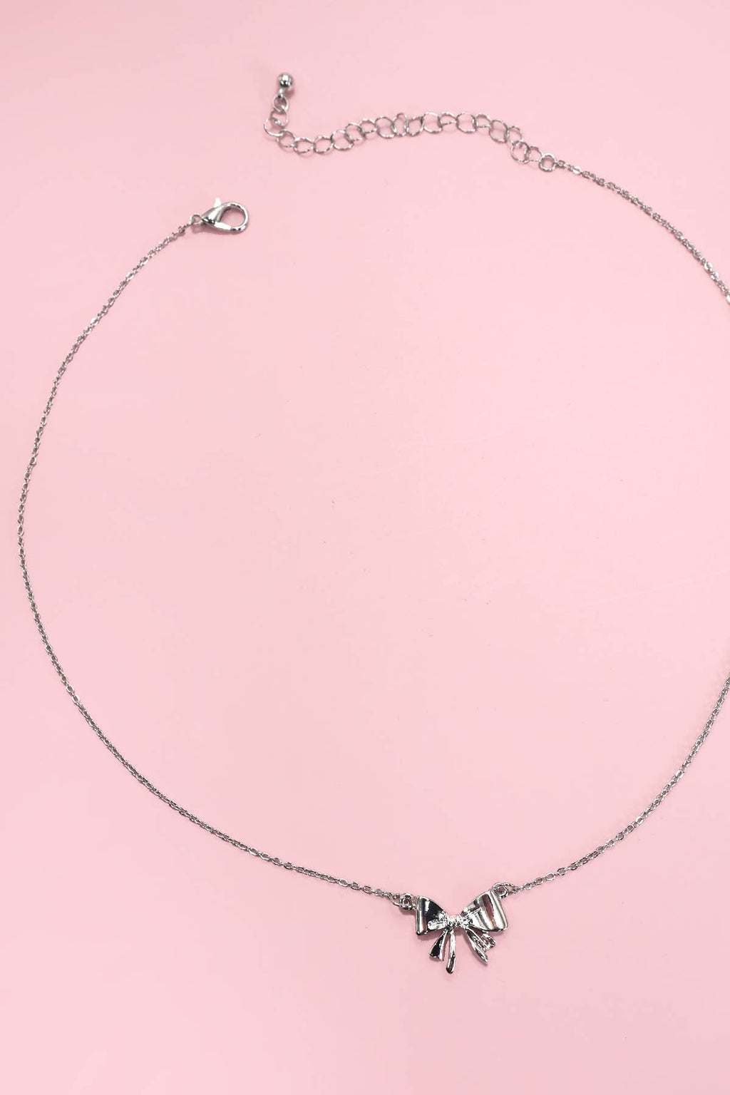 MINI BOW RIBBON NECKLACE