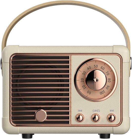 Vintage Bluetooth Speaker: Ivory