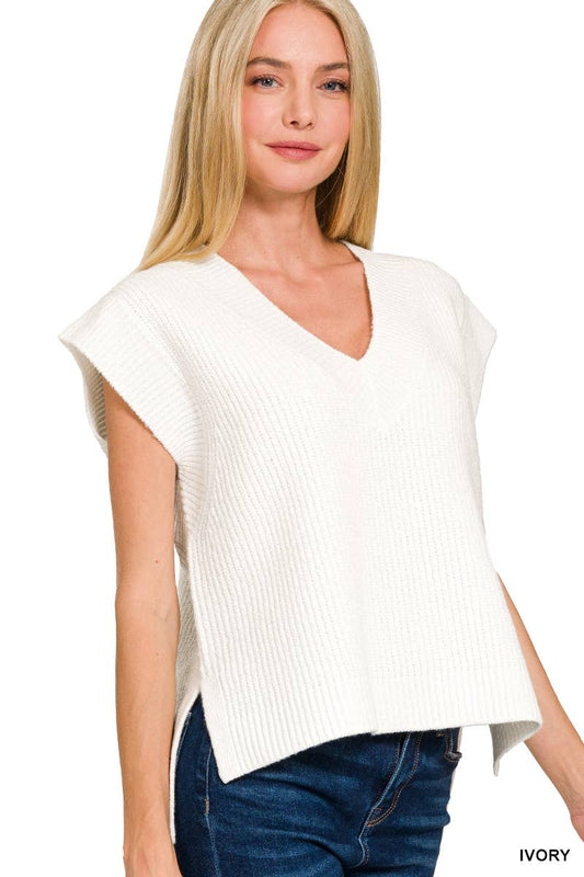Sweater Vest: IVORY