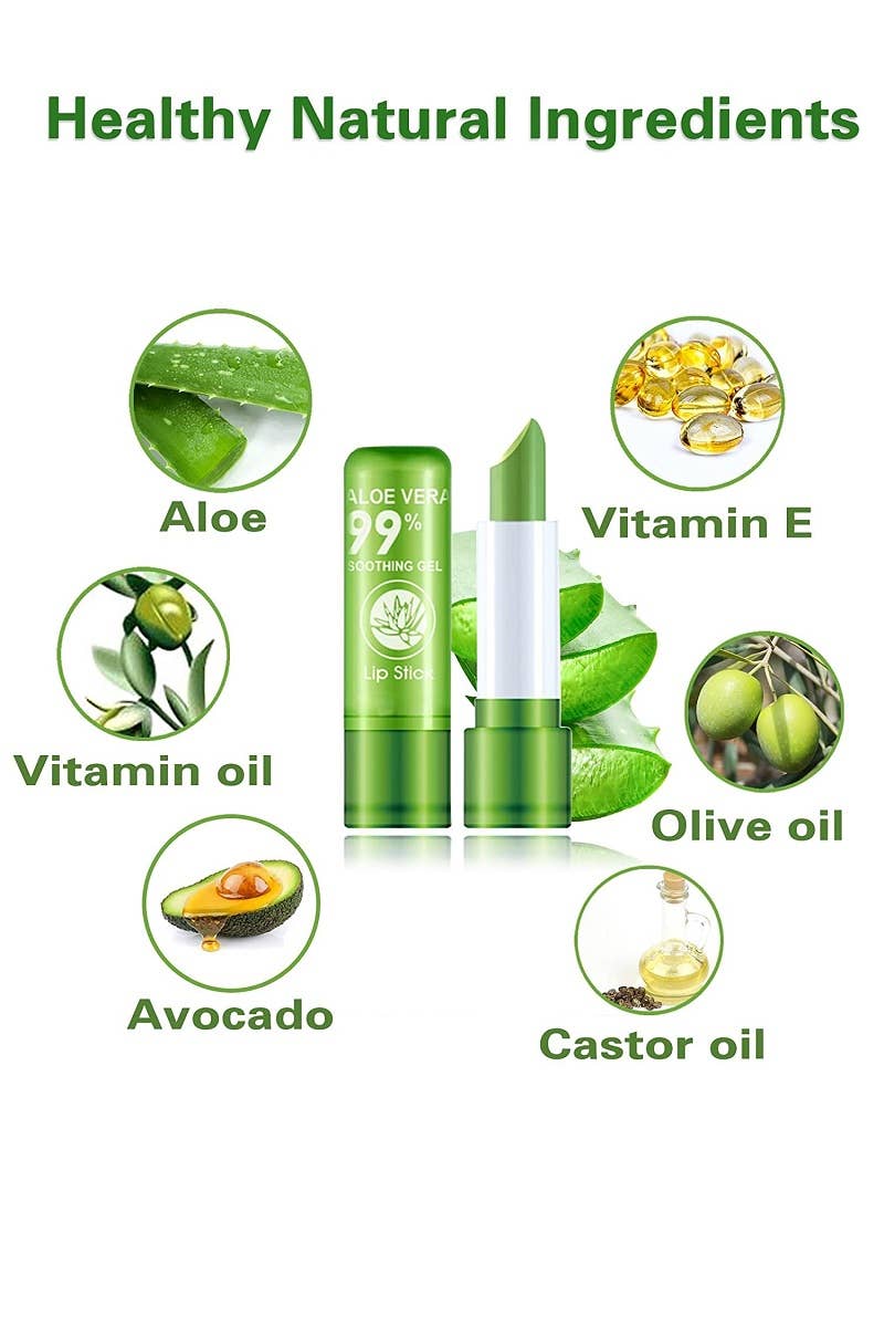 Aloe Vera Moisture Color Changing Lip Balm