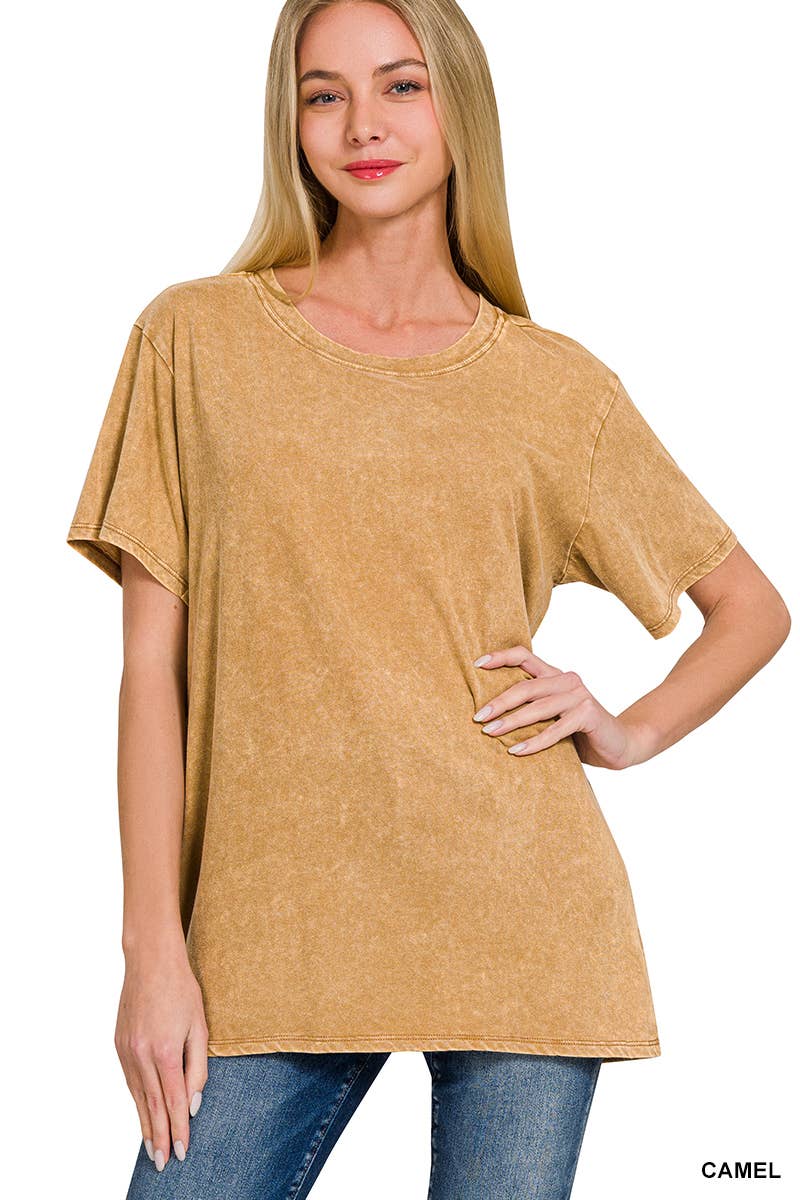 Mineral Washed  Top: CAMEL