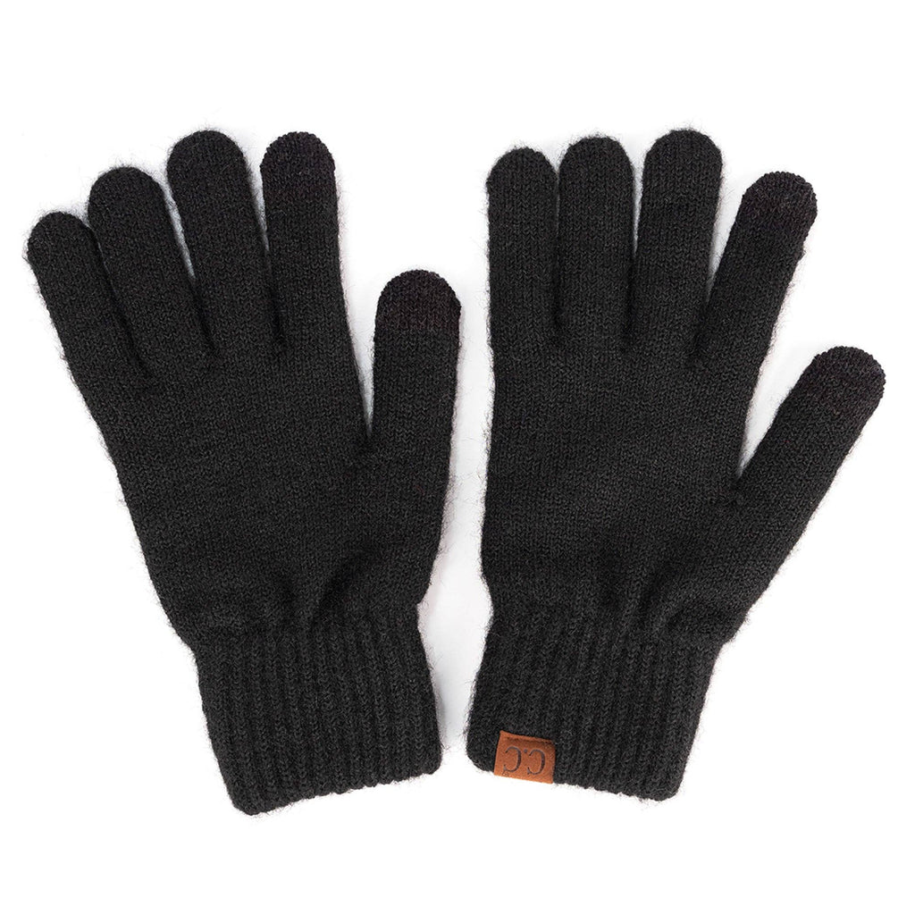 CC Heather Classic Women's Gloves: Heather Black