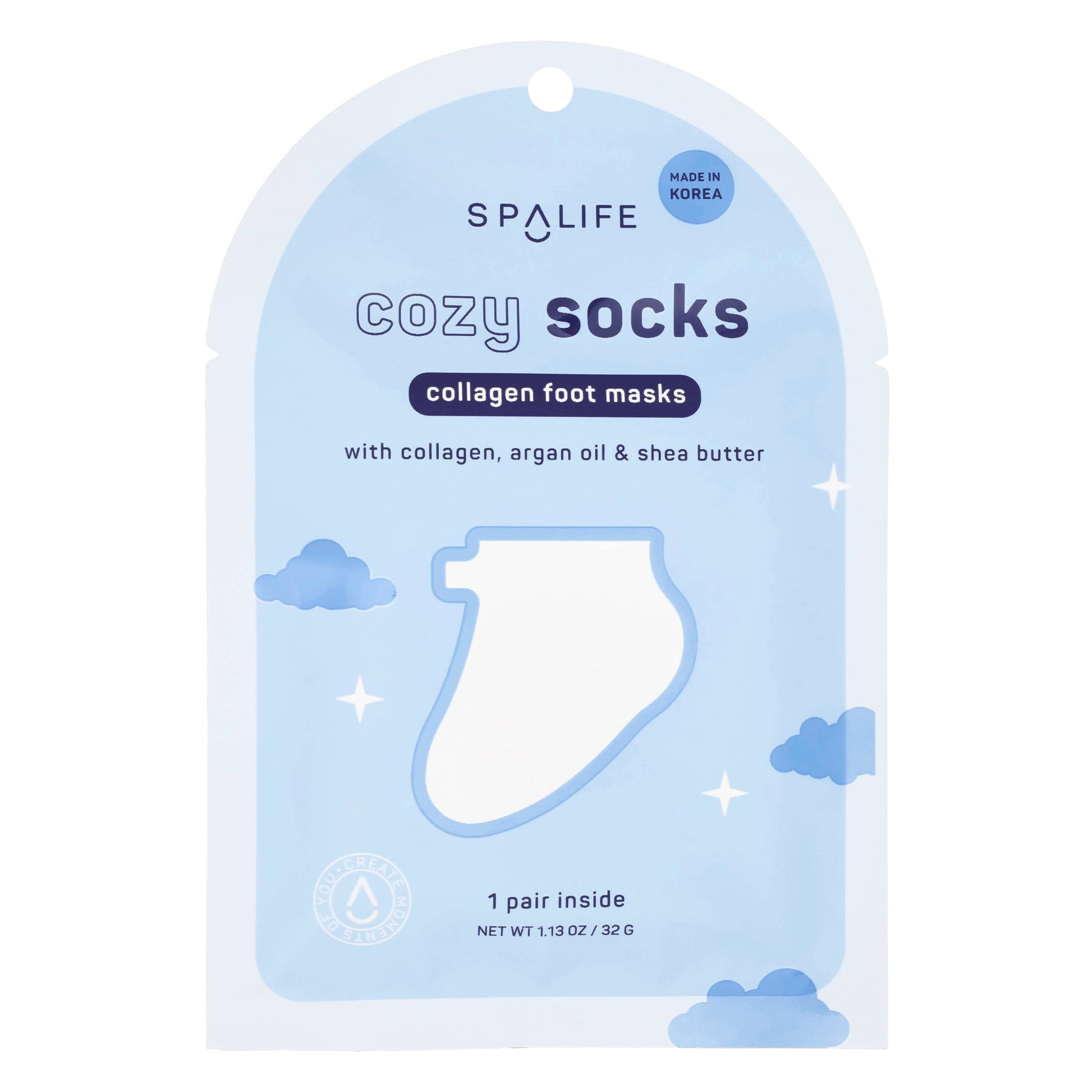 Collagen Spa Foot Mask 1 Pack l