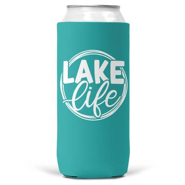 Lake Life SLIM Can Coozie: 12oz