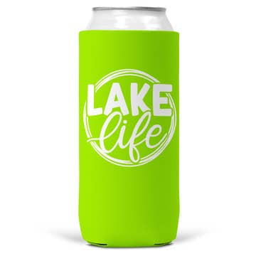 Lake Life SLIM Can Coozie: 12oz