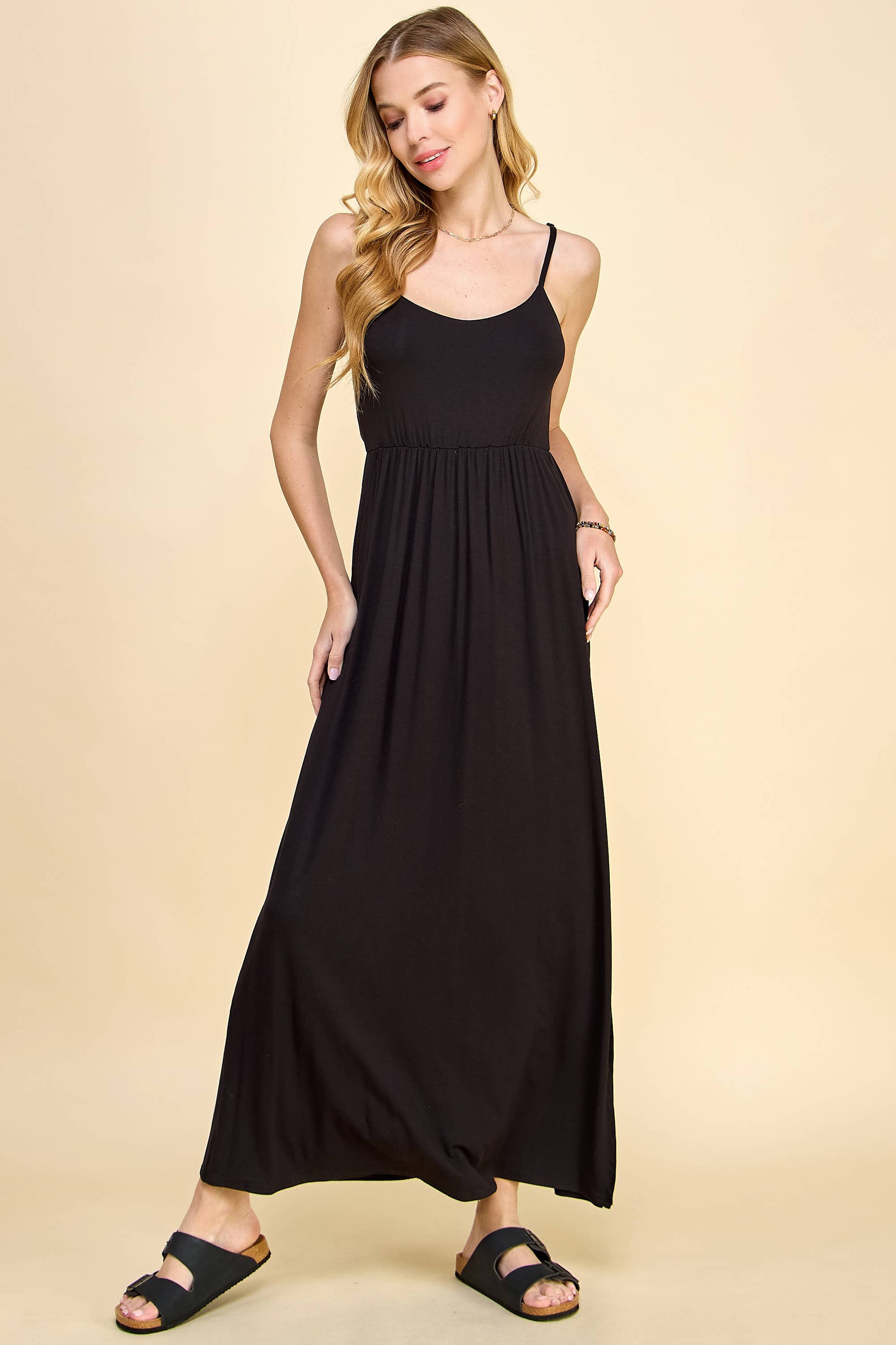 EMPIRE WAIST MAXI DRESS