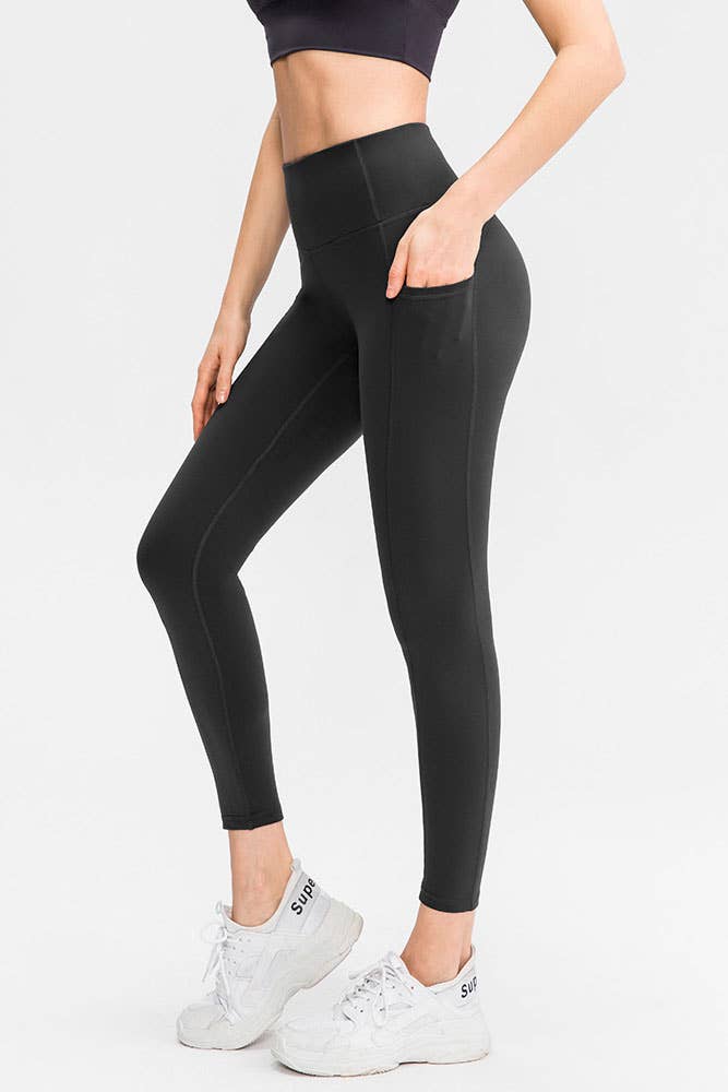 active wear yoga leggings w/pockets
