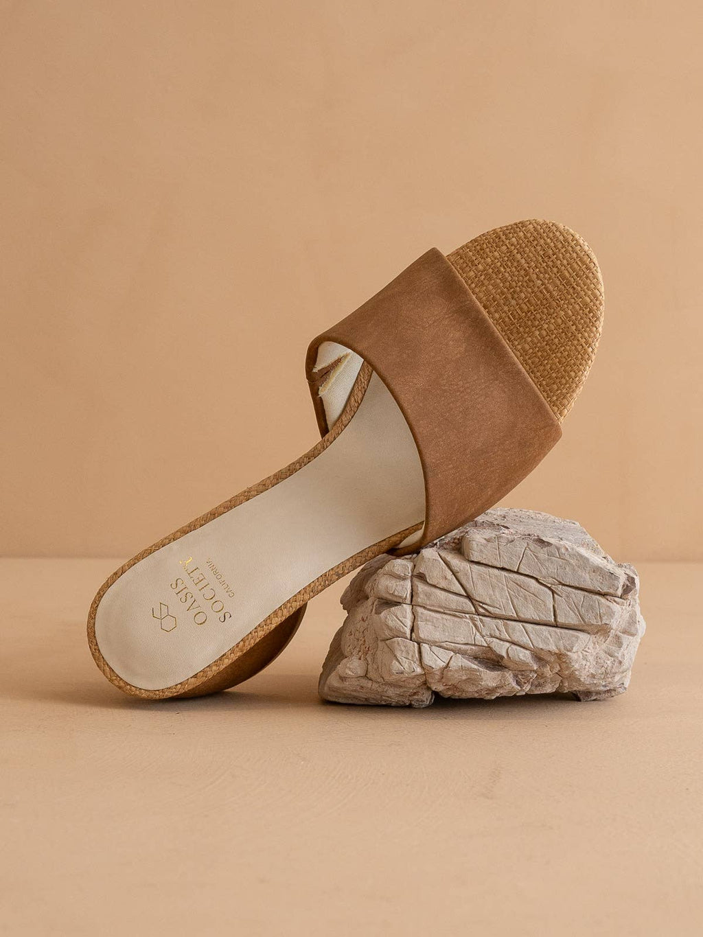 The Paloma Brown | Low Heeled Sandal: BROWN
