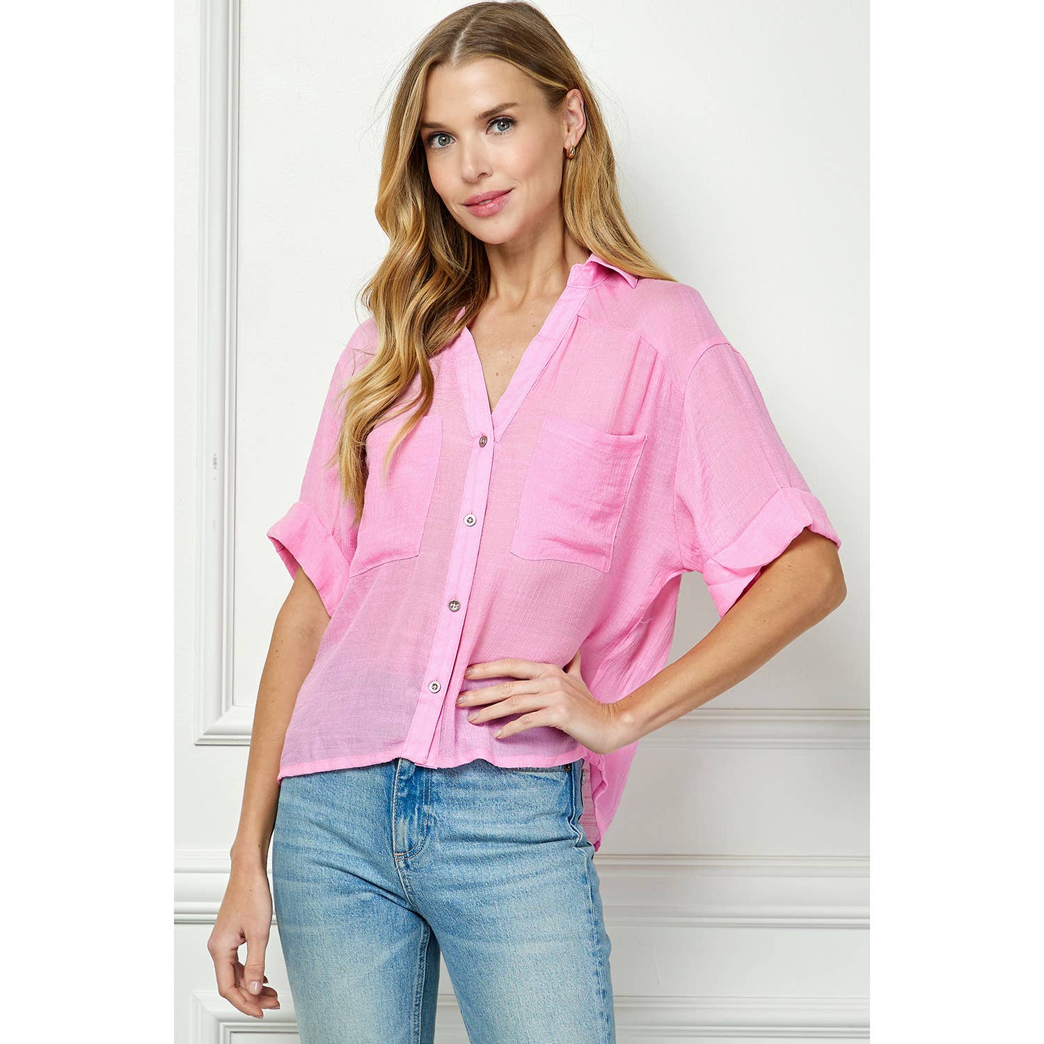 EASY BREEZE BUTTON DOWN SHIRT