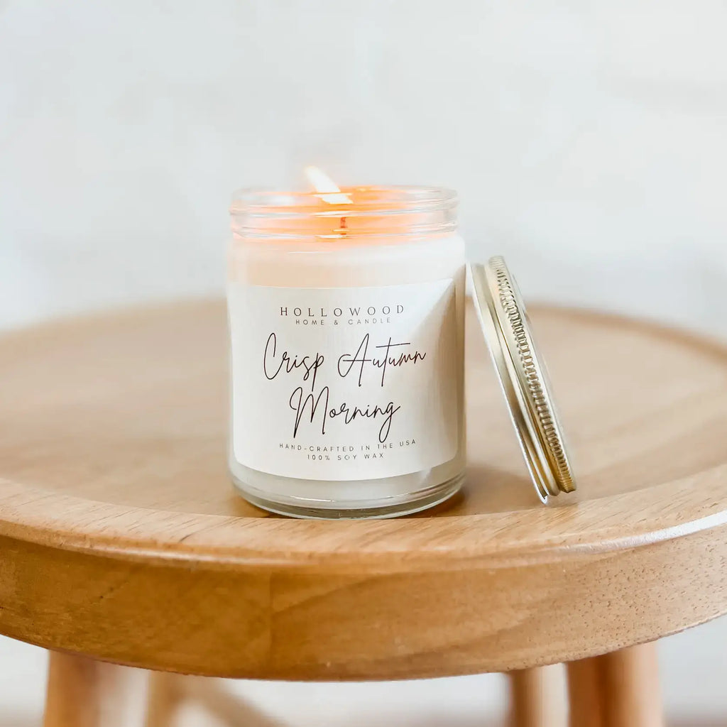 CRISP AUTUMN MORNING | FALL CANDLE | 100% SOY WAX | 8 OZ