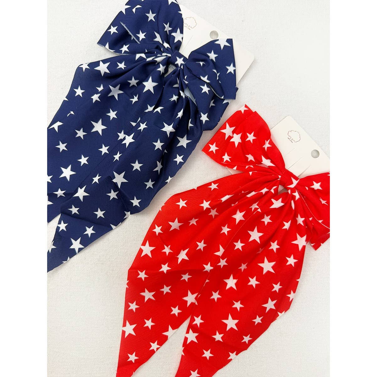 Star Long Tail Bow Hair Clip