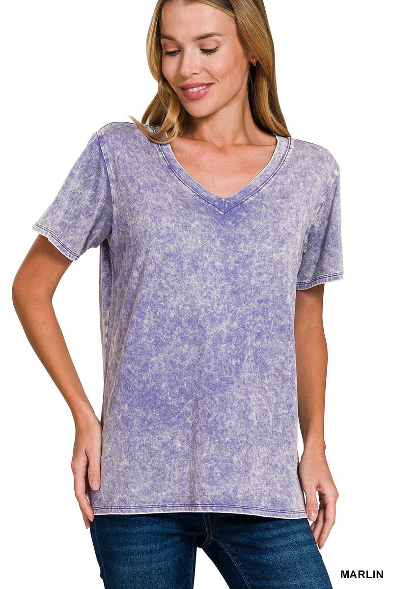 Mineral Washed Top: MARLIN