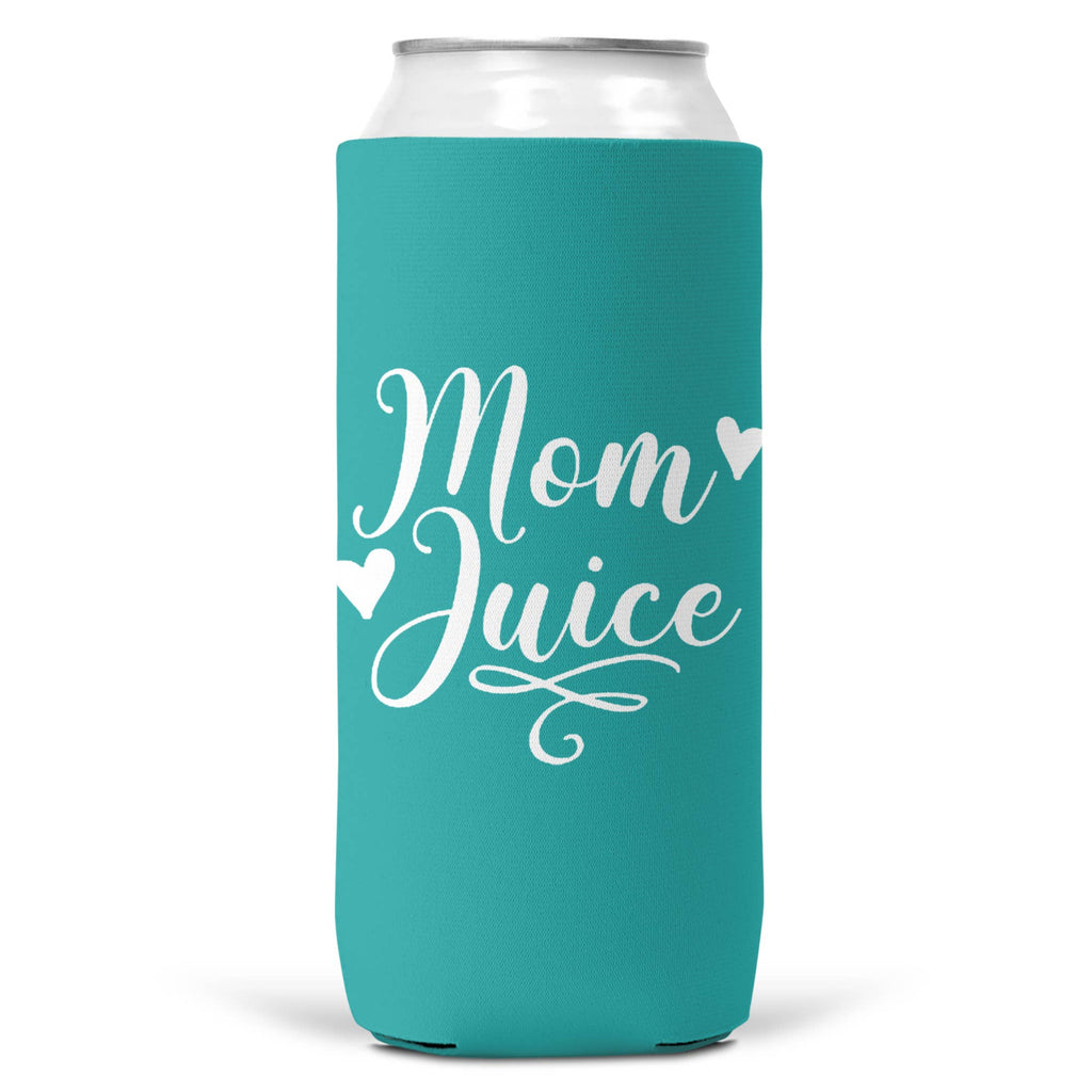 Mom Juice SLIM CAN Coozie: 12 oz