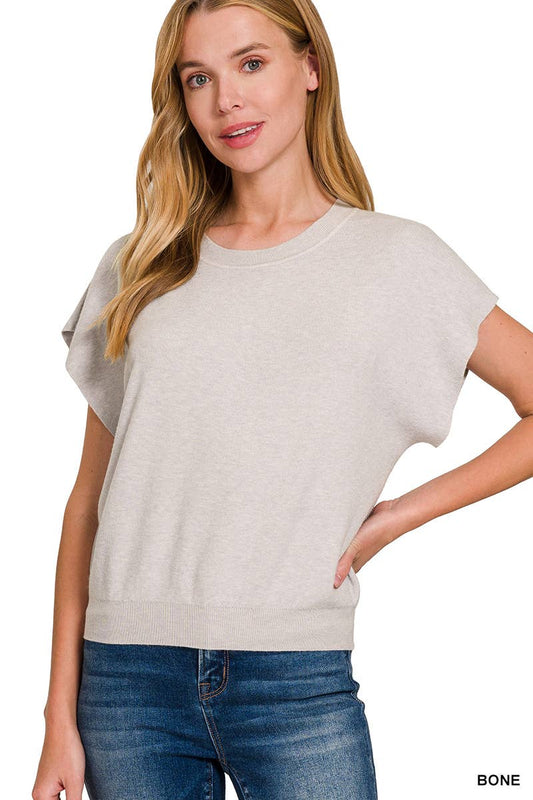 Short Sleeve Sweater