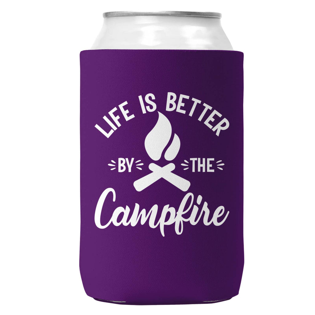 Life is Better by the Campfire Can Coozie: 12oz Can