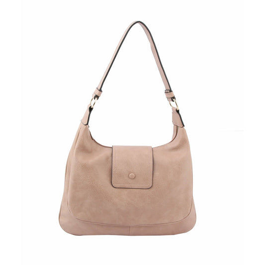 Large Shoulder Bag: Blush