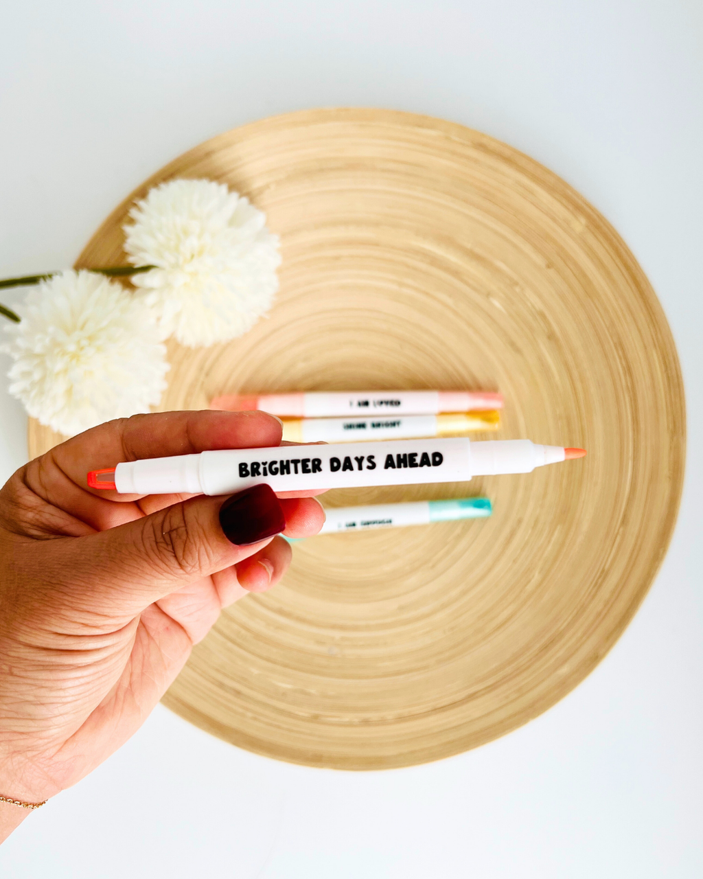 Inspirational Highlighter Pens | Motivational Affirmation