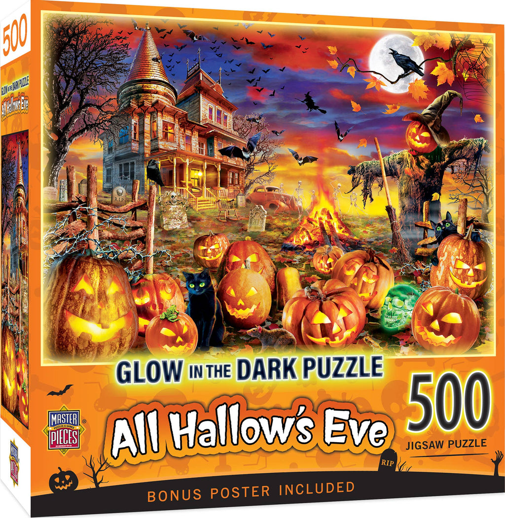 Glow in the Dark - All Hallow's Eve 500 Piece Puzzle