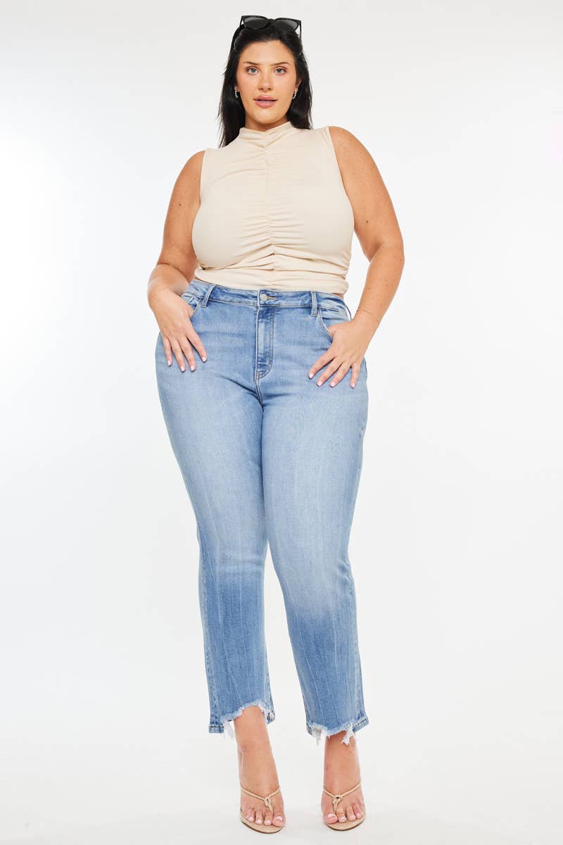 Kancan Plus High Rise Slim Crop