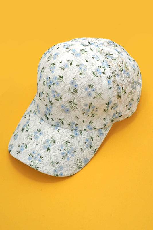 FLORAL CASUAL BASEBALL CAP