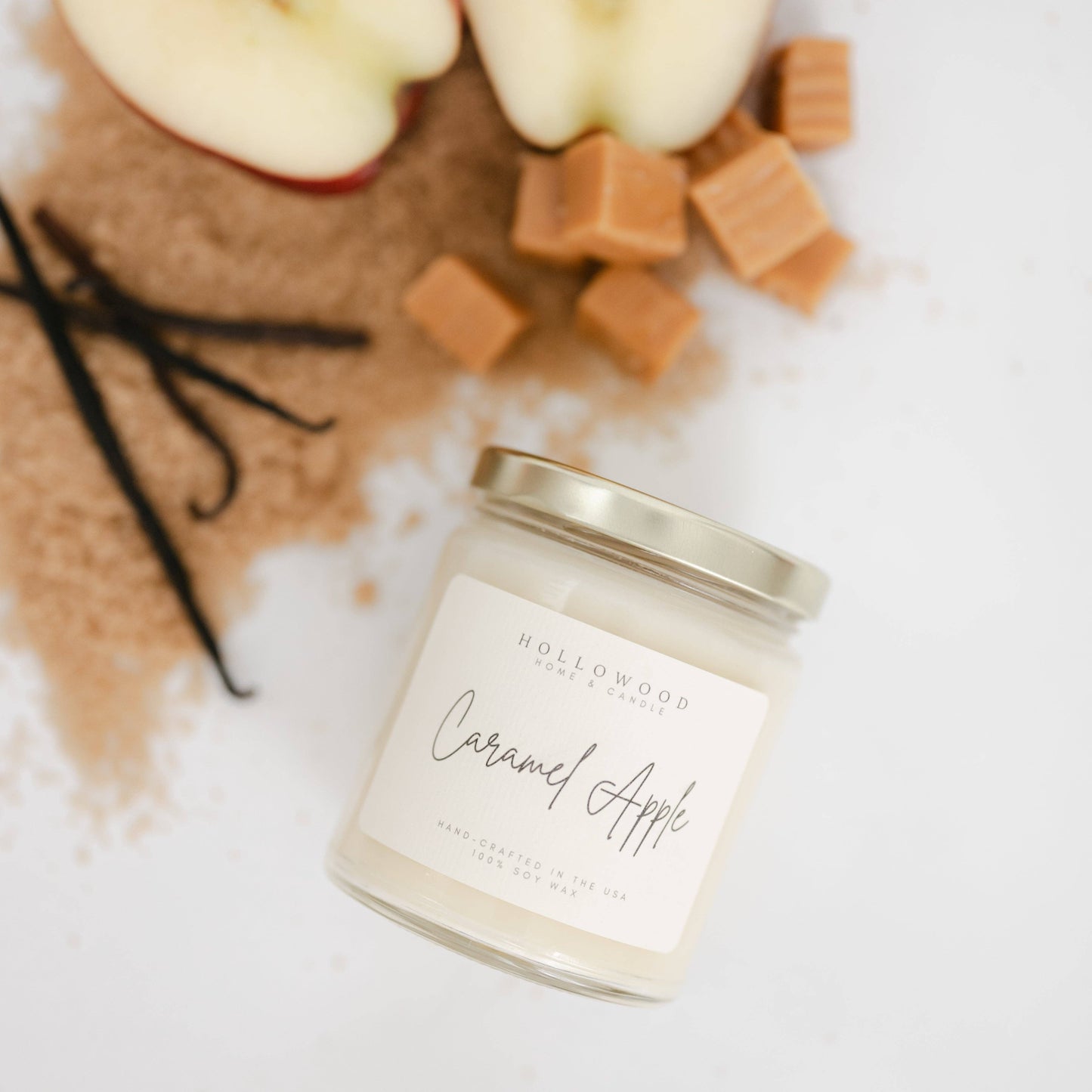 CARAMEL APPLE | FALL | 8 OZ CANDLE: 8 OUNCE