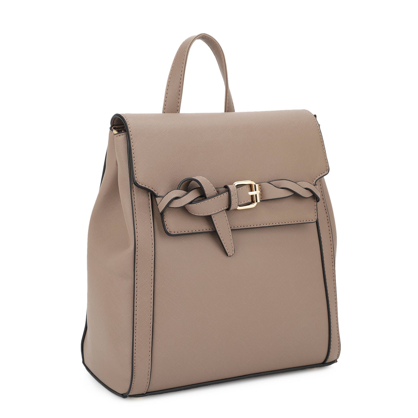 Harley Structured Backpack: Taupe