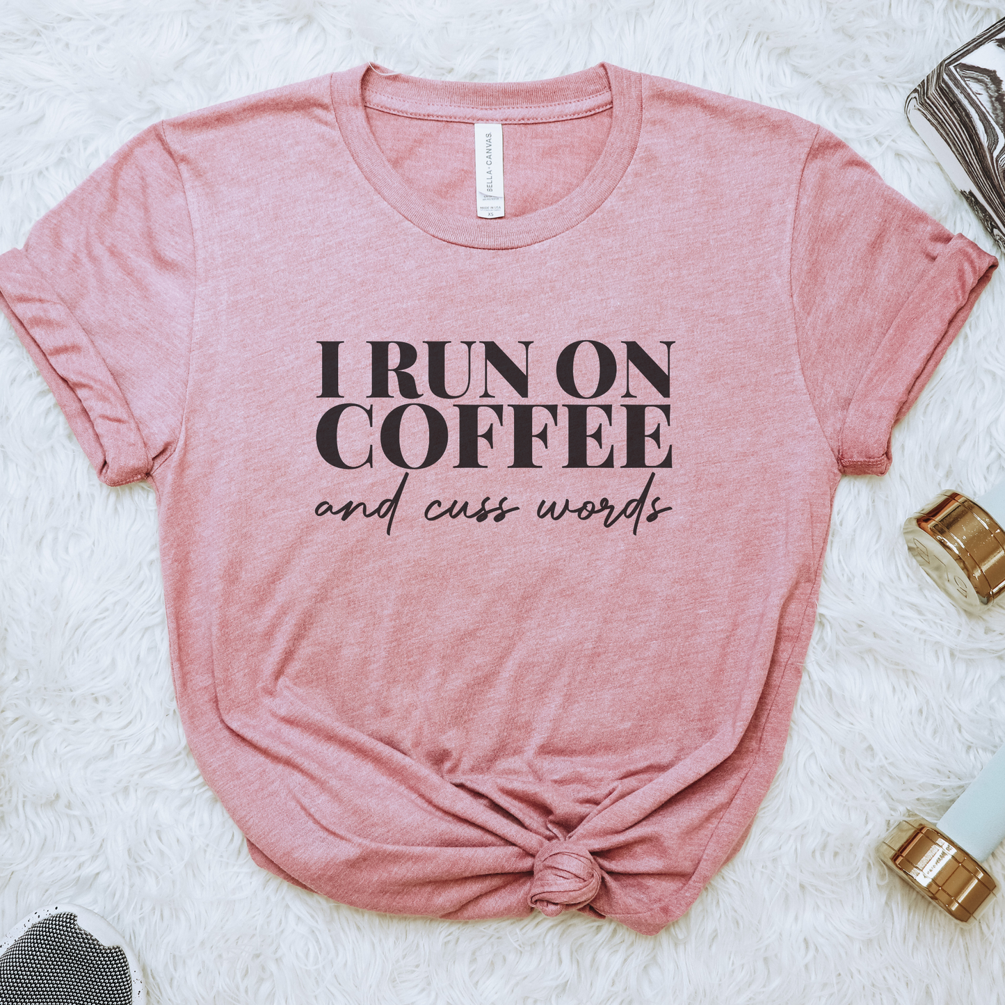Coffee and Cuss Words Tee