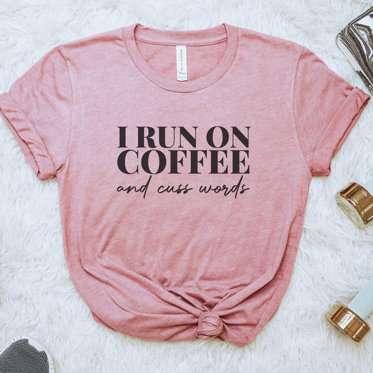 Coffee and Cuss Words Tee