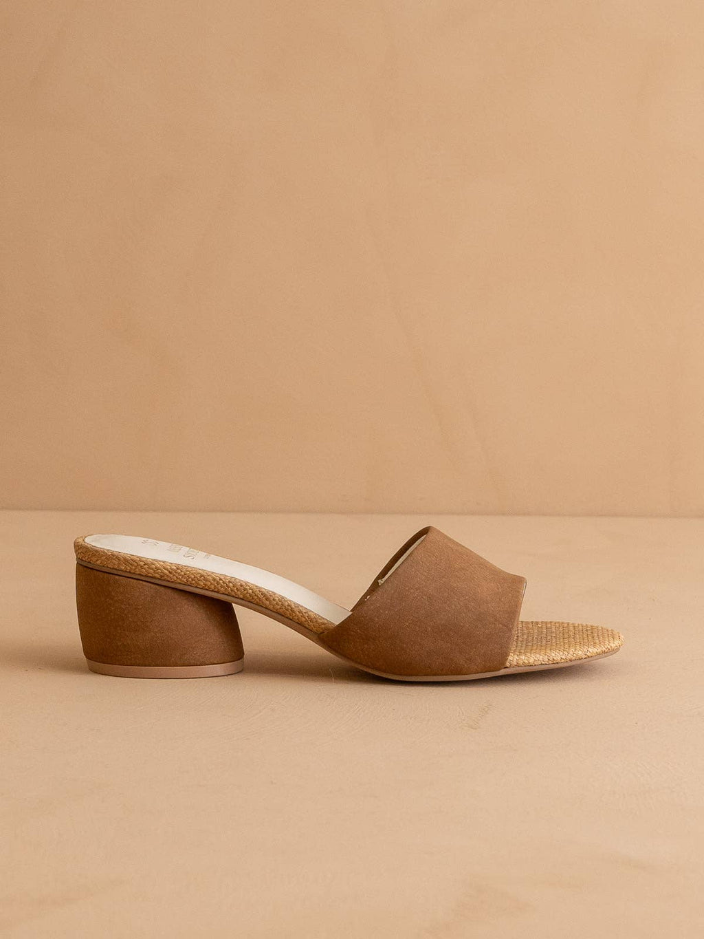 The Paloma Brown | Low Heeled Sandal: BROWN