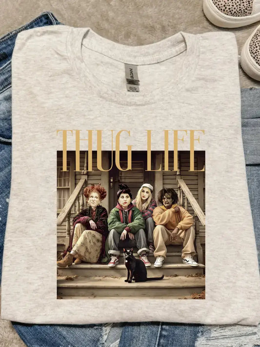 Thug Life Witches Halloween Graphic