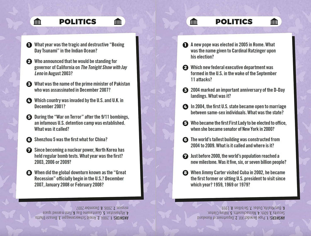 Best Of The 00s: The Trivia Game