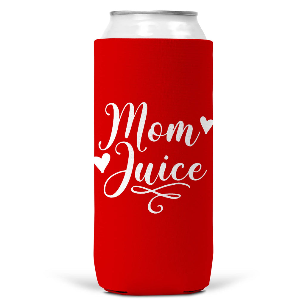 Mom Juice SLIM CAN Coozie: 12 oz