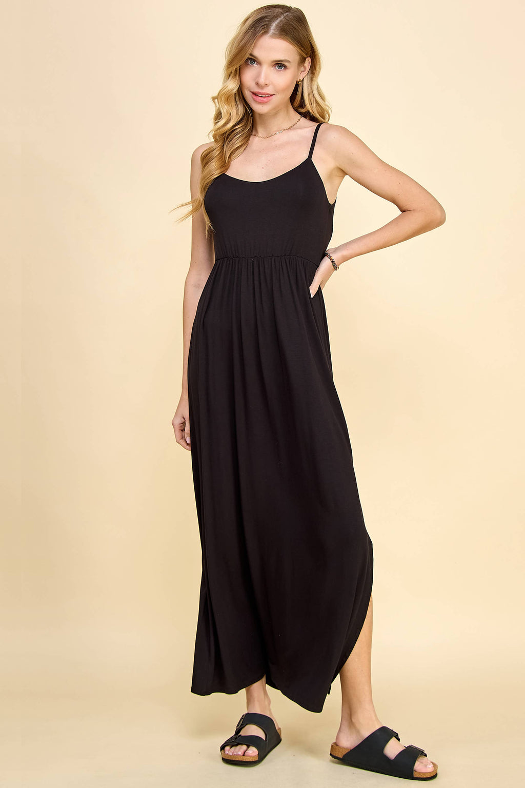 EMPIRE WAIST MAXI DRESS