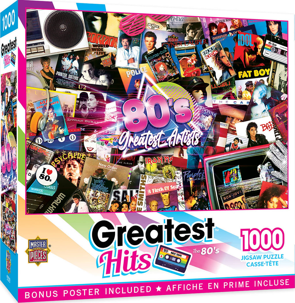 80's Artists 1000 Piece Puzzle