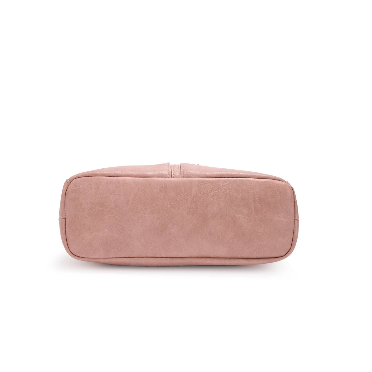 RAFAELLLA VEGAN LEATHER HOBO BAG: Pink