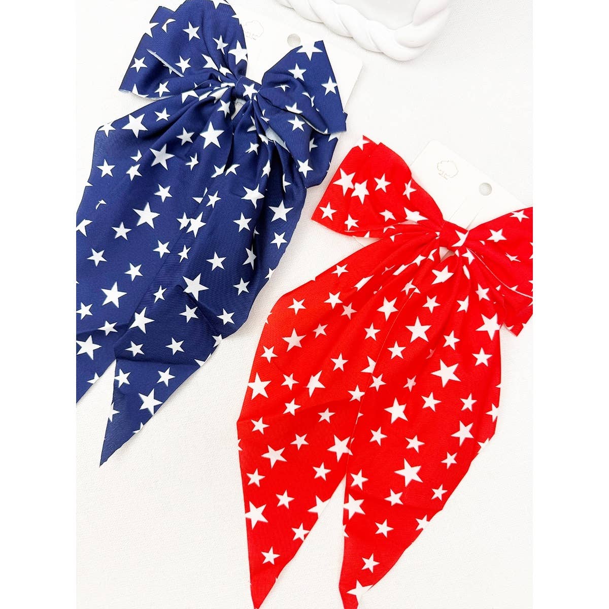 Star Long Tail Bow Hair Clip