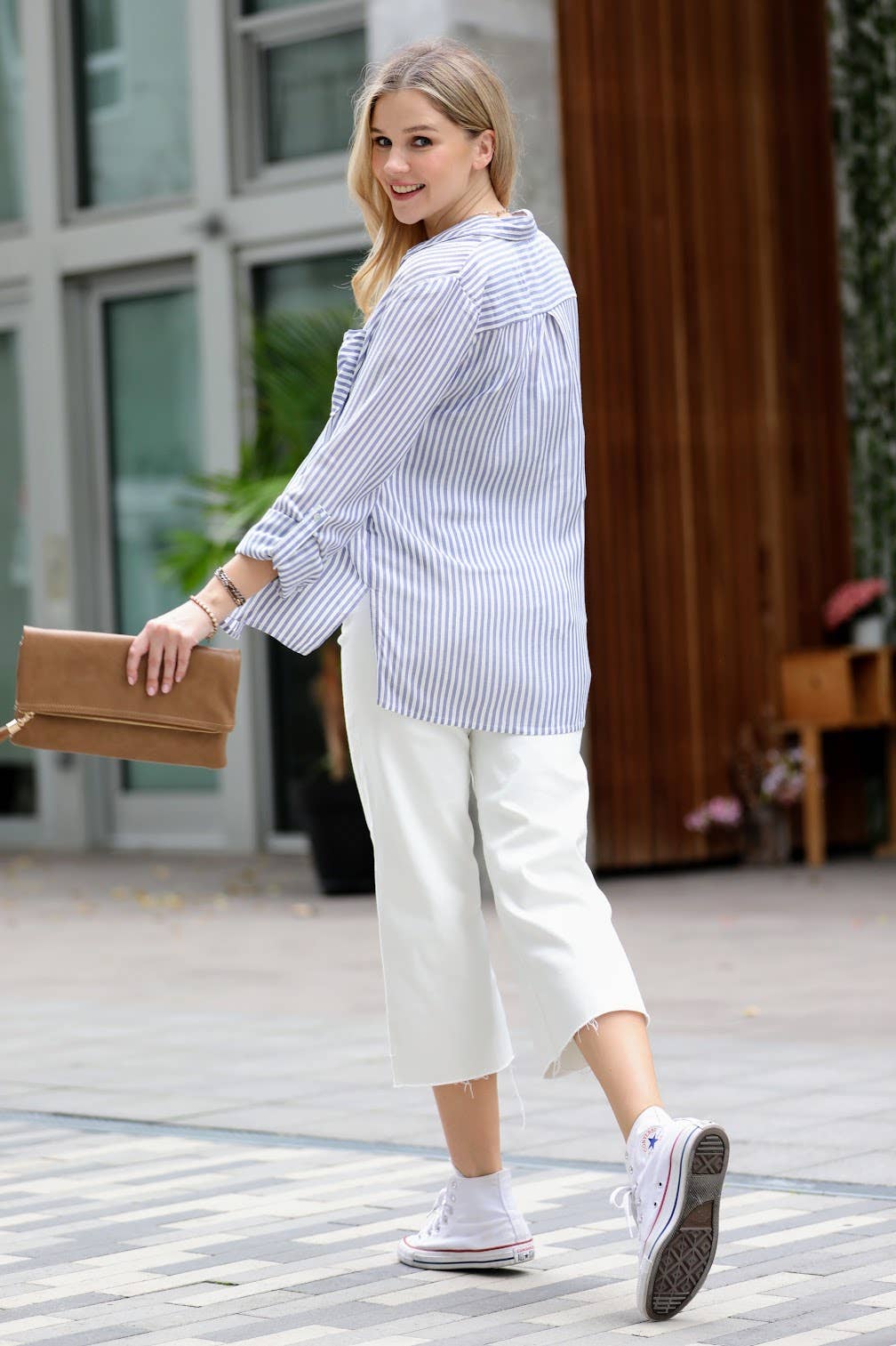 Striped Button Up Shirt