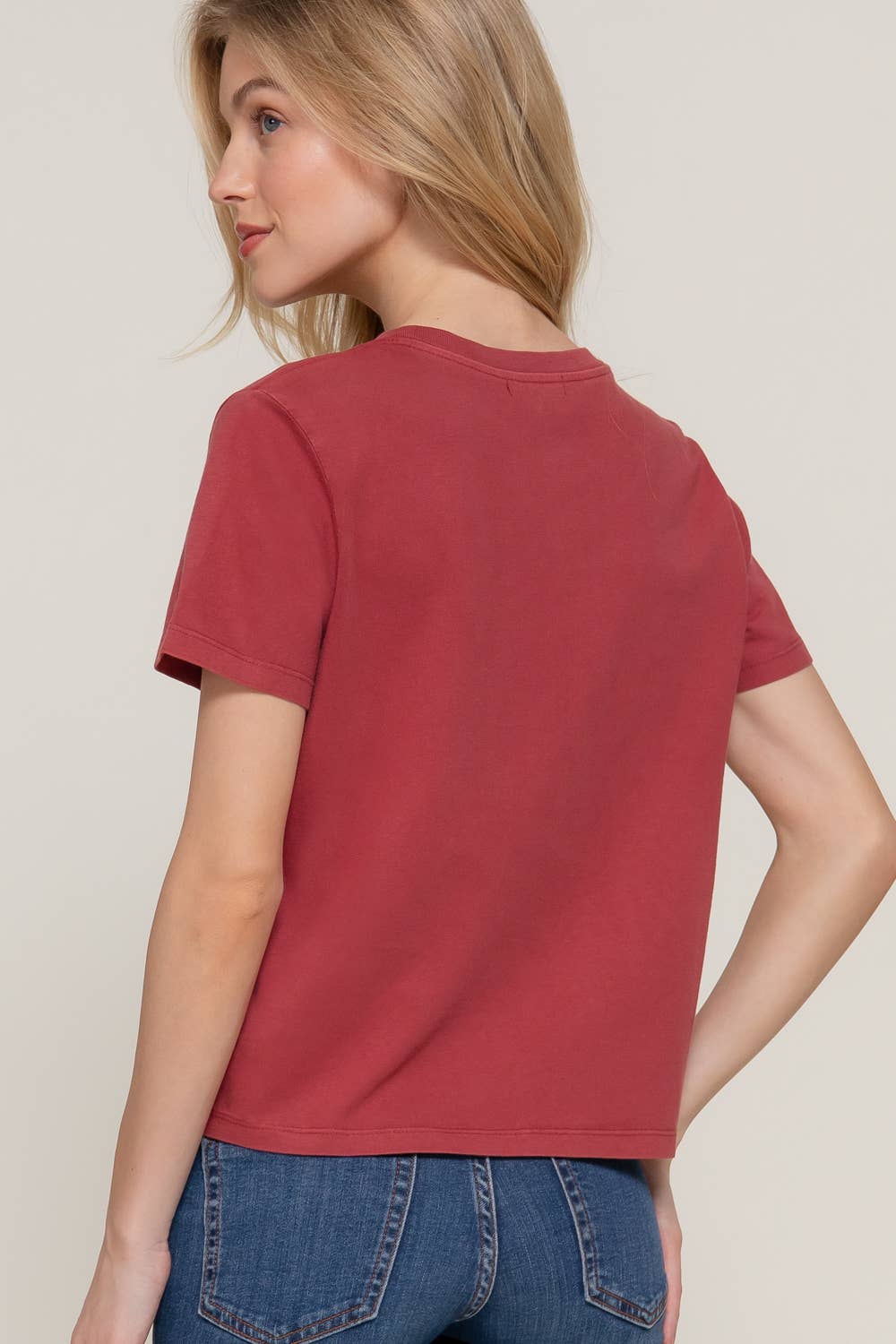 Short Sleeve Knit Top