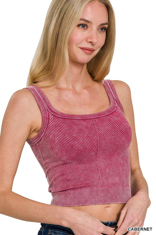 Diagonal Ribbed Tank: CABERNET