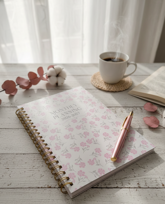 2026 Planner Pink Floral